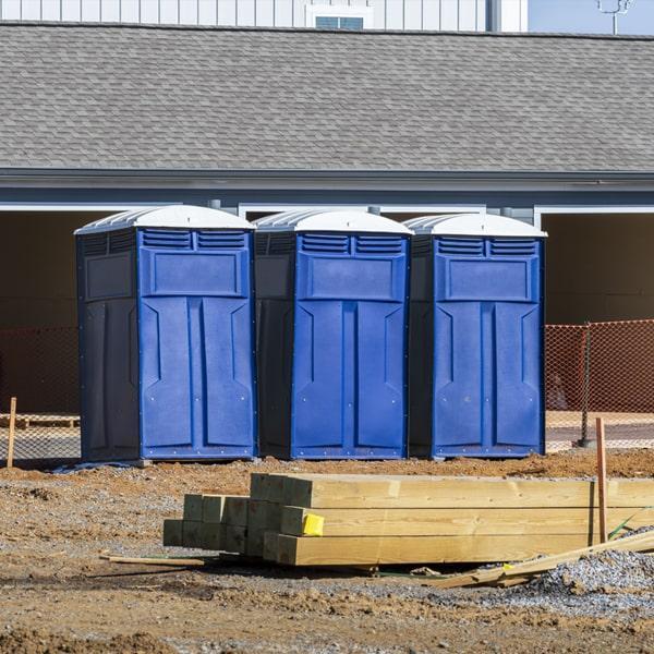 Heavy-duty construction site porta potty in Catonsville, Maryland